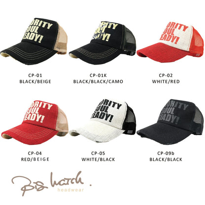 ヘンプ メッシュキャップ ビッグワッチ 13色 ヘンプキャップ BIGWATCH正規品 ブラック ベージュ 黒 赤 ブラウン カモ 白 メッセージキャップ CP-01 春 夏 秋 UVケア
