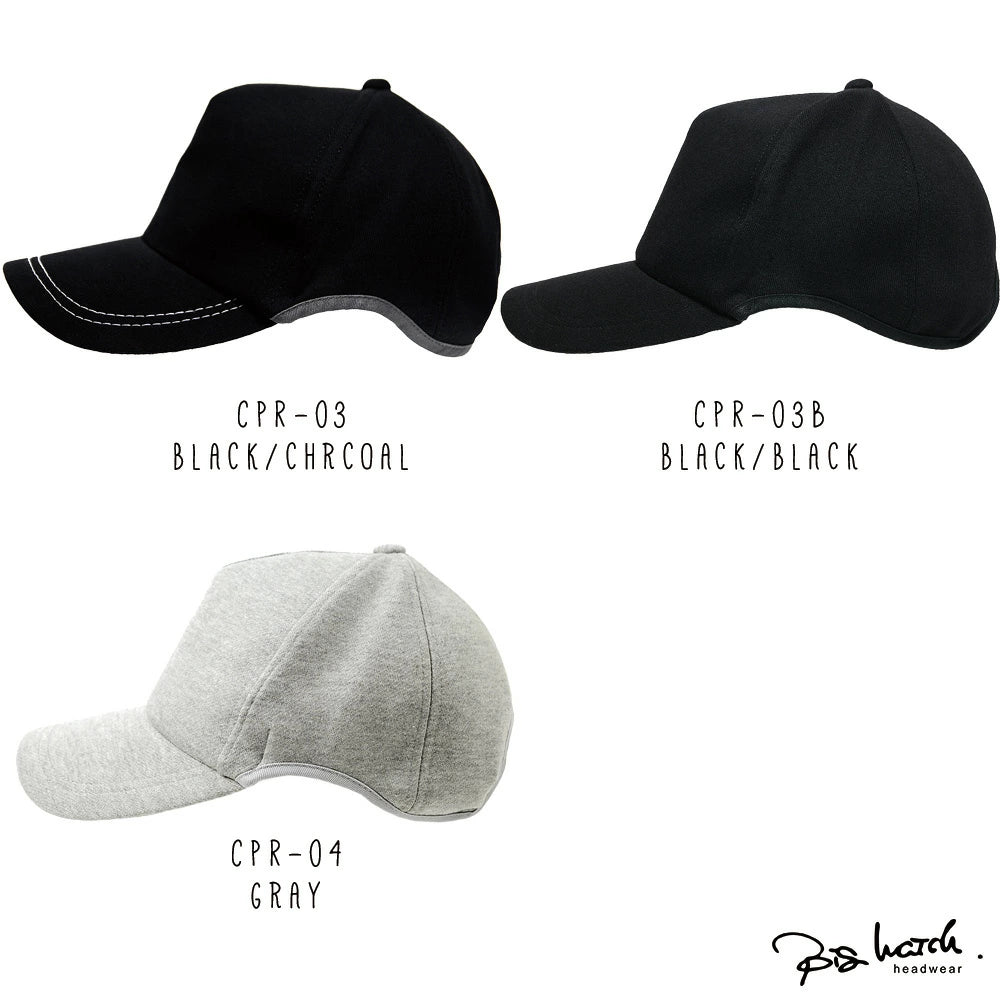 無地 ラウンド スウェットキャップ BIGWATCH 黒ブラックグレー ネイビー スポーツ CPR-03 春夏 秋冬