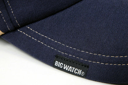 無地 ラウンド スウェットキャップ BIGWATCH つばロングVer ネイビー 紺 ビッグサイズ ビッグワッチ スポーツキャップ ウォーキング ランニング CPR-06N 春 夏 秋 UVケア