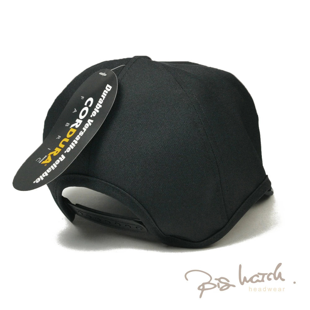 コーデュラナイロン ラウンド キャップ CPR-15 ブラック 黒 ゴルフ スポーツ ランニング 春 夏 秋 BIGWATCH正規品 CORDURA 600D