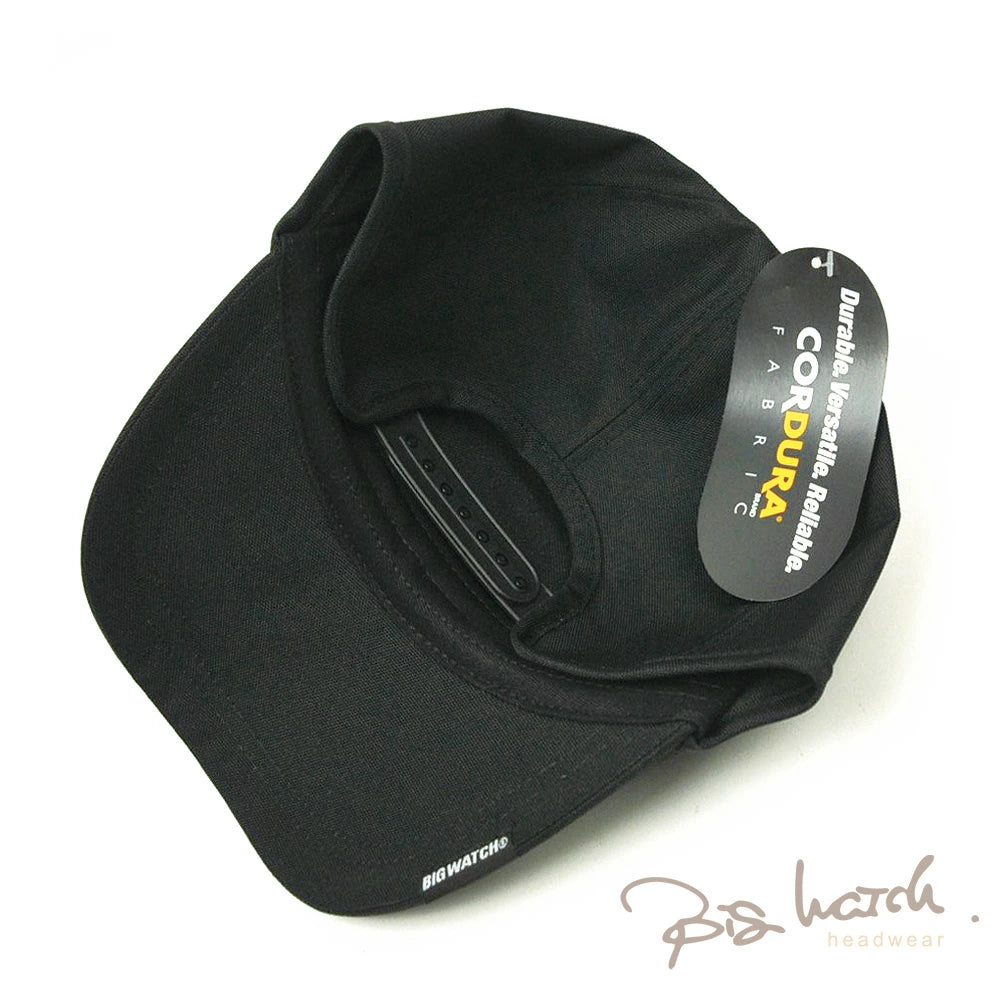コーデュラナイロン ラウンド キャップ CPR-15 ブラック 黒 ゴルフ スポーツ ランニング 春 夏 秋 BIGWATCH正規品 CORDURA 600D
