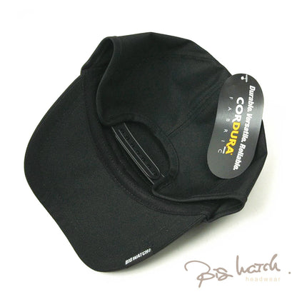 コーデュラナイロン ラウンド キャップ CPR-15 ブラック 黒 ゴルフ スポーツ ランニング 春 夏 秋 BIGWATCH正規品 CORDURA 600D