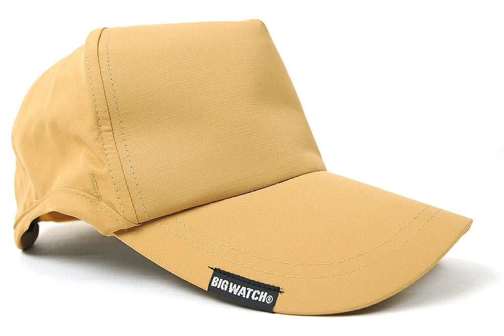 コーデュラナイロン ラウンド キャップ BIGWATCH正規品 ベージュ キャップ ビッグワッチ ゴルフ スポーツ ランニング 帽子 CPR-18 春 夏 秋 UVケア