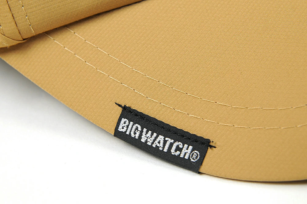 コーデュラナイロン ラウンド キャップ BIGWATCH正規品 ベージュ キャップ ビッグワッチ ゴルフ スポーツ ランニング 帽子 CPR-18 春 夏 秋 UVケア