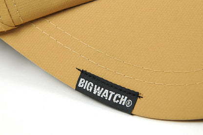 コーデュラナイロン ラウンド キャップ BIGWATCH正規品 ベージュ キャップ ビッグワッチ ゴルフ スポーツ ランニング 帽子 CPR-18 春 夏 秋 UVケア