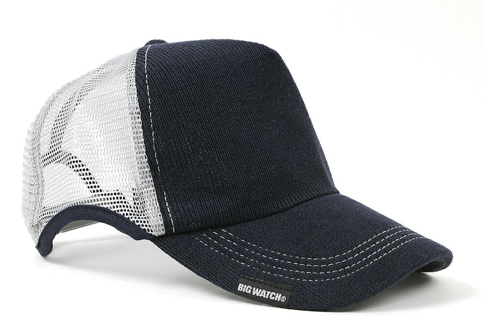 無地ヘンプMIX ラウンド キャップ BIG WATCH ネイビー グレー キャップ スポーツ CPR-19 春 夏 秋 ビッグワッチ