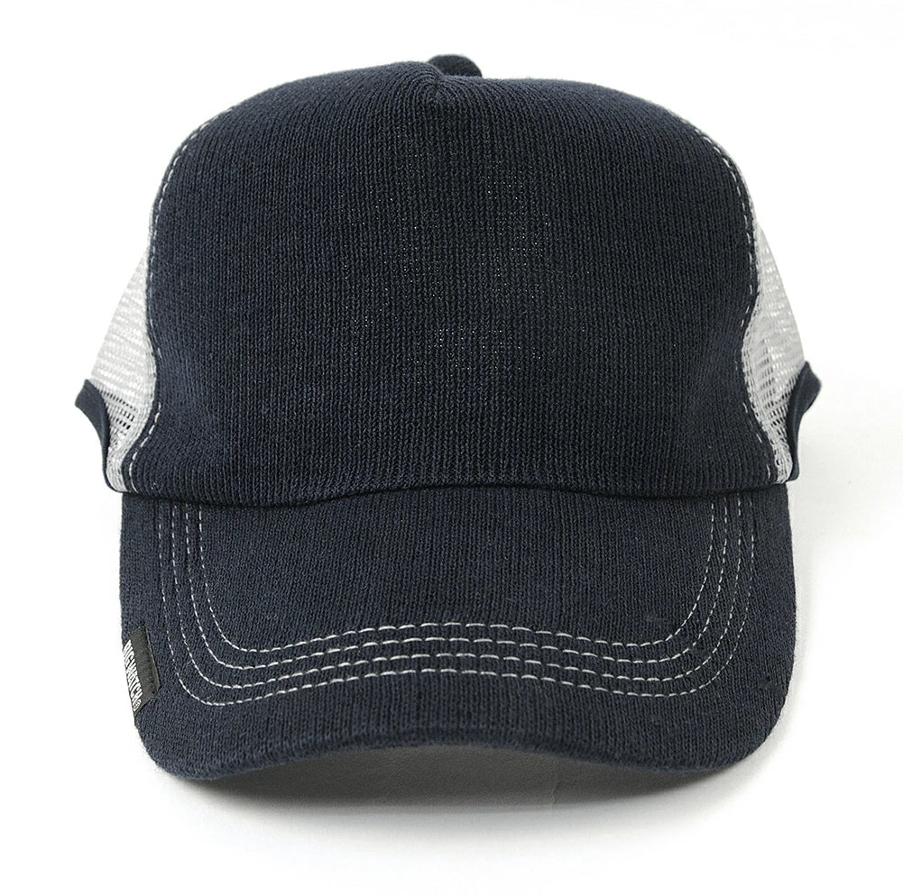 無地ヘンプMIX ラウンド キャップ BIG WATCH ネイビー グレー キャップ スポーツ CPR-19 春 夏 秋 ビッグワッチ