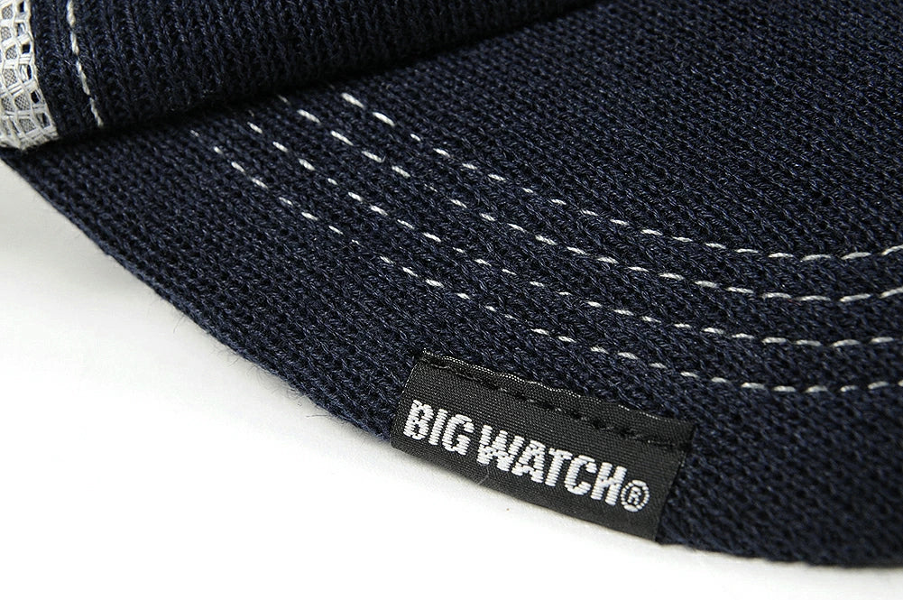 無地ヘンプMIX ラウンド キャップ BIG WATCH ネイビー グレー キャップ スポーツ CPR-19 春 夏 秋 ビッグワッチ