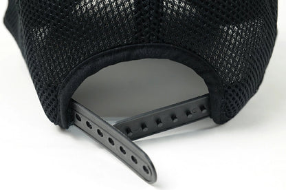 刺繍 ラウンド メッシュ キャップBIGWATCH ブラック キャップ CPR-21 春夏 UVケア ビッグワッチ