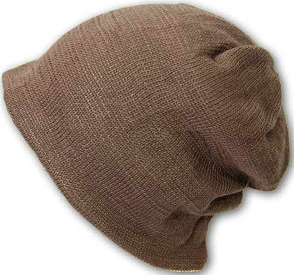 クラッシュ ニット ベージュ ダメージ加工 グランジ CR-02 春 夏 秋 UVケア/ビッグワッチ