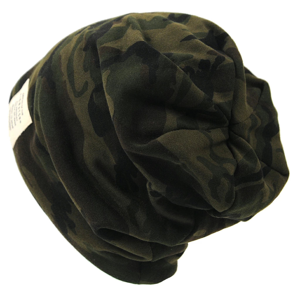 カモ柄(迷彩柄)リバーシブルBIGWATCH正規品 ビッグワッチ グリーンカモ ニットキャップ ルーズ ワッチ ビーニー ビッグサイズ CTK-01 春 秋 冬