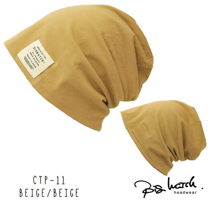 ストレッチコットンリバーシブル BIGWATCH正規品 ブラック グレー チャコール ニットキャップ ルーズ ニットワッチ CTP-01 春 秋 冬