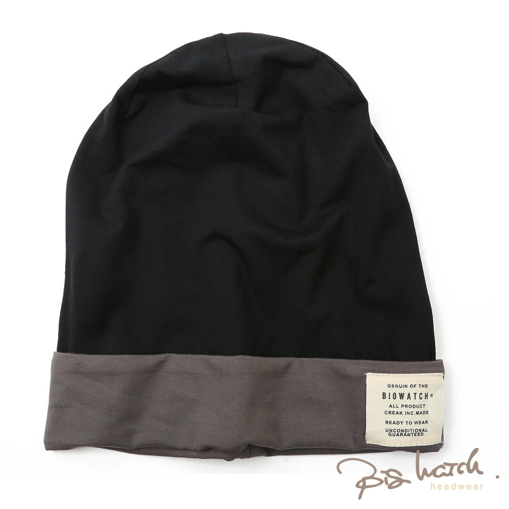 ストレッチコットンリバーシブル ビッグワッチ BIGWATCH正規品 ロング ブラック グレー 黒 CTP-01 春 秋 冬