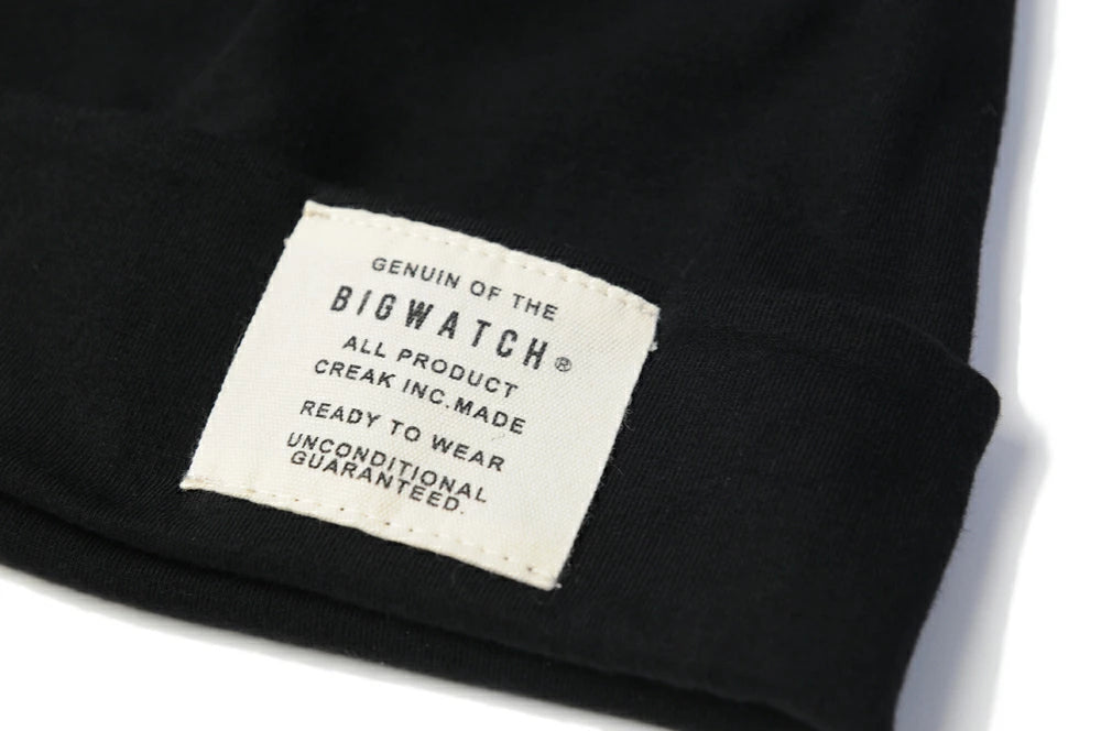 ストレッチコットンリバーシブル ビッグワッチ ロング ブラック ブラック 黒 CTP-03 春 夏 秋 UVケアBIGWATCH正規品
