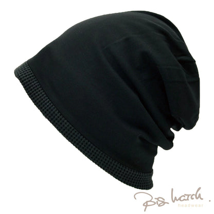 ロング サーマル ニットキャップ オールブラック 黒 CTP-11L ニット帽 メンズ 防寒 折り返し