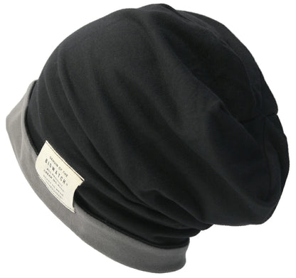 プリーツ タック ストレッチコットンリバーシブル ビッグワッチ ロング ブラック グレー 黒 CTP-10 春 夏 秋 UVケア BIGWATCH正規品