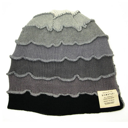 ボーダー BIGWATCH ビッグワッチ 正規品 グレーグラデーション グラデ ニット帽 ニットキャップ サイズ DB-02 春 秋 冬