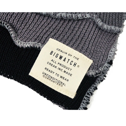 ボーダー BIGWATCH ビッグワッチ 正規品 グレーグラデーション グラデ ニット帽 ニットキャップ サイズ DB-02 春 秋 冬
