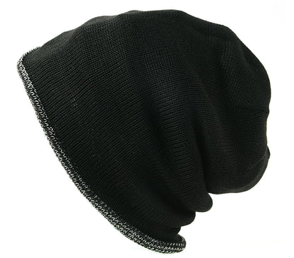 ボーダー BIGWATCH ビッグワッチ 正規品 MIXグレー ニット帽 ニットキャップ サイズ 大きめ ルーズ DB-08 春 秋 冬