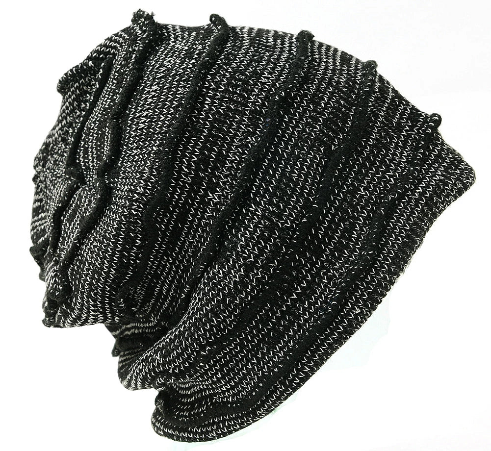 ボーダー BIGWATCH ビッグワッチ 正規品 MIXグレー ニット帽 ニットキャップ サイズ 大きめ ルーズ DB-08 春 秋 冬