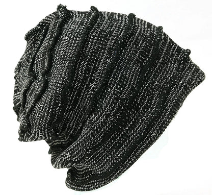 ボーダー BIGWATCH ビッグワッチ 正規品 MIXグレー ニット帽 ニットキャップ サイズ 大きめ ルーズ DB-08 春 秋 冬