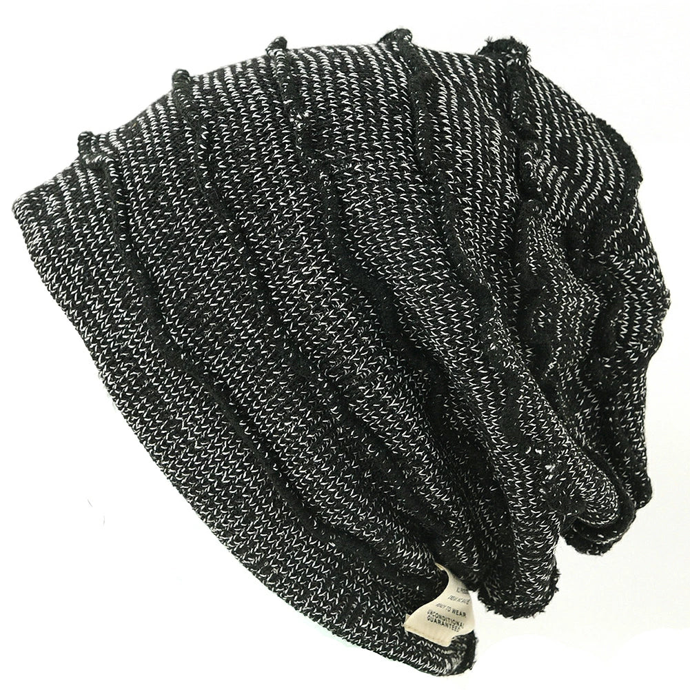 ボーダー BIGWATCH ビッグワッチ 正規品 MIXグレー ニット帽 ニットキャップ サイズ 大きめ ルーズ DB-08 春 秋 冬