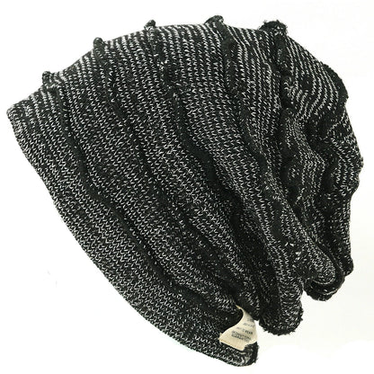 ボーダー BIGWATCH ビッグワッチ 正規品 MIXグレー ニット帽 ニットキャップ サイズ 大きめ ルーズ DB-08 春 秋 冬