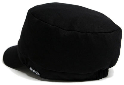 スウェット コットン ワークキャップ BIGWATCH正規品 ブラック キャスケット ビッグワッチ つば付帽子 サイズ DCP-01 春 秋 冬