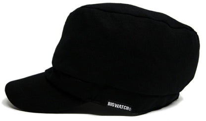 スウェット コットン ワークキャップ BIGWATCH正規品 ブラック キャスケット ビッグワッチ つば付帽子 サイズ DCP-01 春 秋 冬