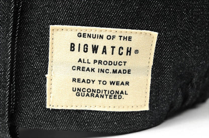 DIYワークキャップ BIGWATCH デニム ビッグワッチ 大きい / ライトホルダー ペンホルダー付き DCP-13