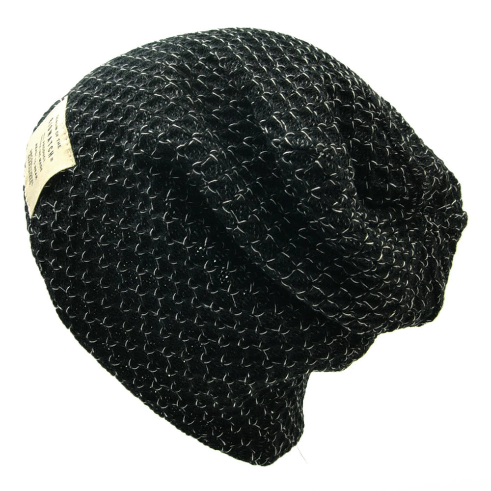 リバーシブル MIXグレー ニット帽 キャップ ビッグワッチ正規品 DM-11 大きいサイズ BIGWATCH メンズ 帽子 ニットキャップ