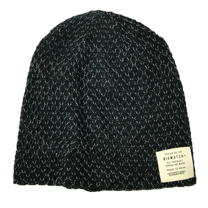 リバーシブル MIXグレー ニット帽 キャップ ビッグワッチ正規品 DM-11 大きいサイズ BIGWATCH メンズ 帽子 ニットキャップ