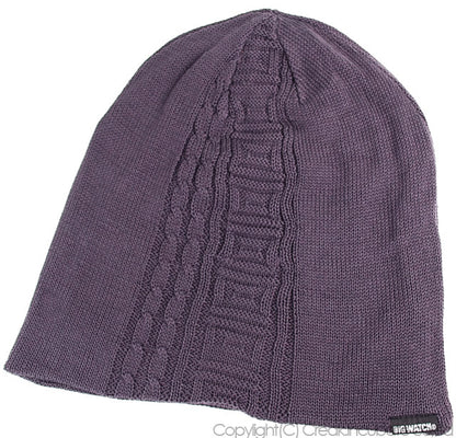 ケーブル BIGWATCH正規品 ビッグワッチ 正規品 チャコールグレー ニット帽 ニットキャップ DP-03 春 秋 冬
