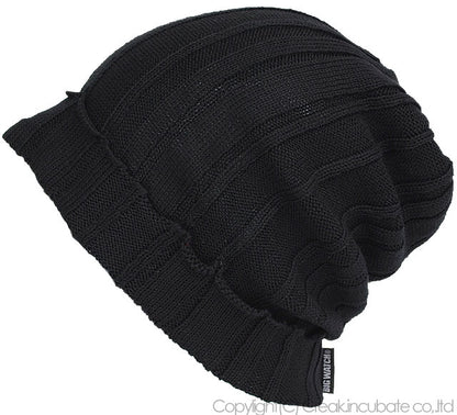 リブニット BIGWATCH ビッグワッチ 正規品 ブラック（黒） リブ編み ニット帽 ニットキャップ DP-11 春 秋 冬