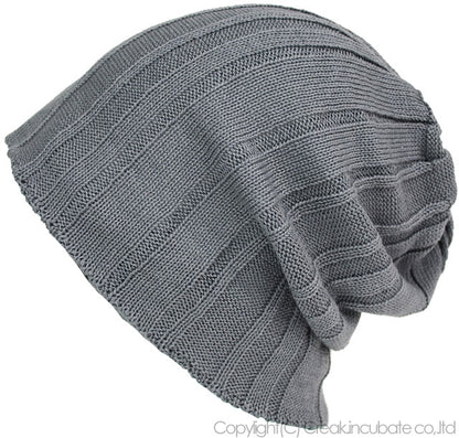 リブニット BIGWATCH ビッグワッチ 正規品 チャコール リブ編み ニット帽 ニットキャップ DP-12 春 秋 冬