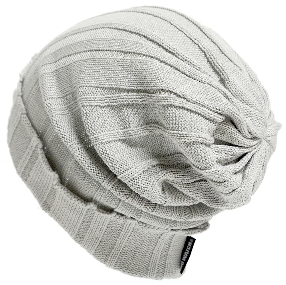 リブニット BIGWATCH ビッグワッチ 正規品 グレー リブ編み ニット帽 ニットキャップ DP-13 春 秋 冬