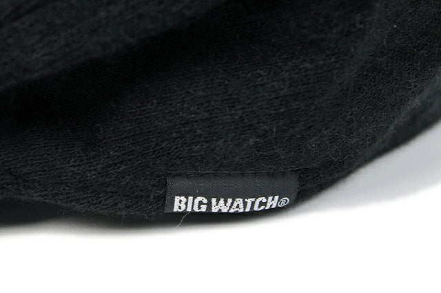 フランネル ハンチング BIGWATCH正規品 ブラック 黒 FHN-01 春 秋 冬