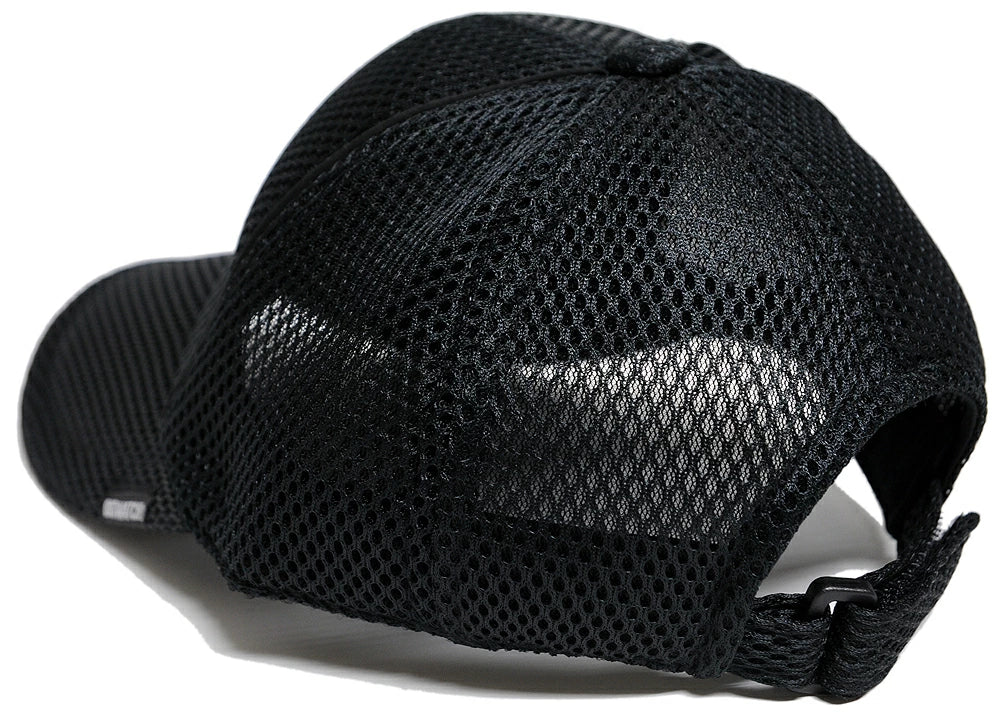 フィッシング メッシュキャップ BIGWATCH正規品 ブラック 黒 ビッグサイズ 帽子 釣り ローキャップ FI-01