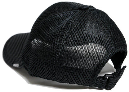フィッシング メッシュキャップ BIGWATCH正規品 ブラック 黒 ビッグサイズ 帽子 釣り ローキャップ FI-01