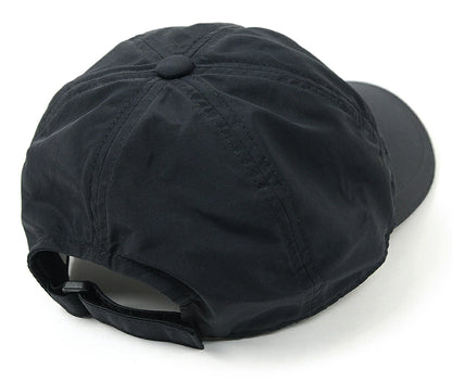 ウォータープルーフ（撥水加工）フィッシング キャップ BIGWATCH ブラック ローキャップ ビッグサイズ 釣り FI-02 春夏