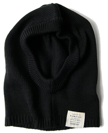 ウール フードウォーマー ブラック フード付きネックウォーマー マフラー スヌード スノボー スキー アウトドア FNW-04 秋冬