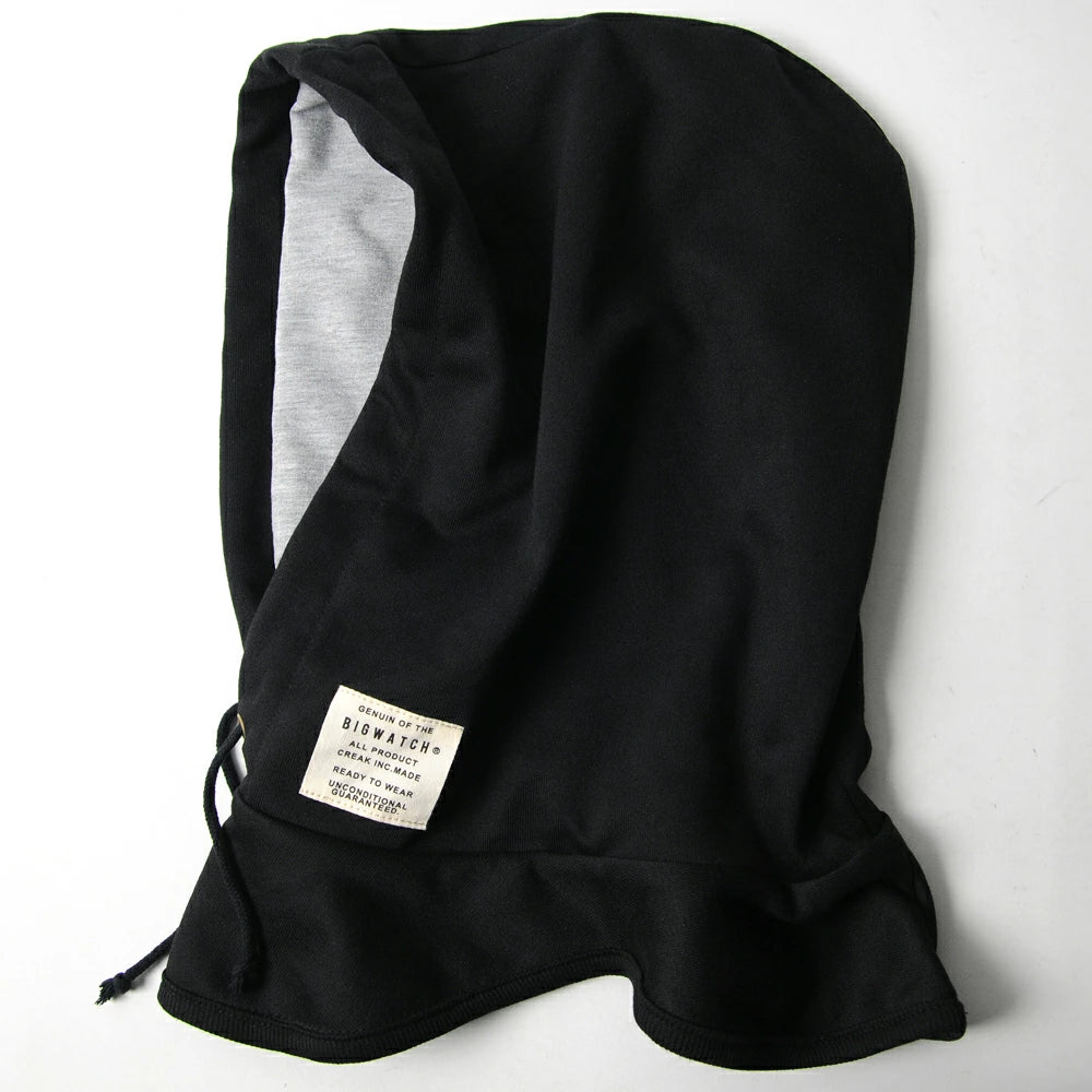 フード付きネックウォーマー 2色 ブラック MIXグレー スノボー スキー スノーボード スノボ ウィンタースポーツ 帽子 防寒アイテム 春 秋 冬/ビッグワッチ