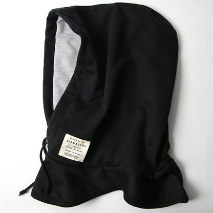 フード付きネックウォーマー 2色 ブラック MIXグレー スノボー スキー スノーボード スノボ ウィンタースポーツ 帽子 防寒アイテム 春 秋 冬/ビッグワッチ