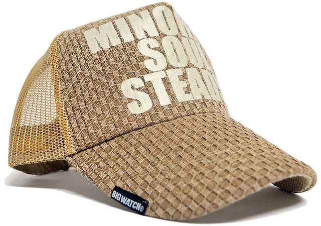 カーボンキャップ BIGWATCH正規品 ブラウン ベージュ メッシュキャップ ビッグサイズ ビッグワッチ GCP-02 春 夏 秋 UVケア