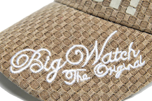 カーボンキャップ BIGWATCH正規品 ブラウン ベージュ メッシュキャップ ビッグサイズ ビッグワッチ GCP-02 春 夏 秋 UVケア