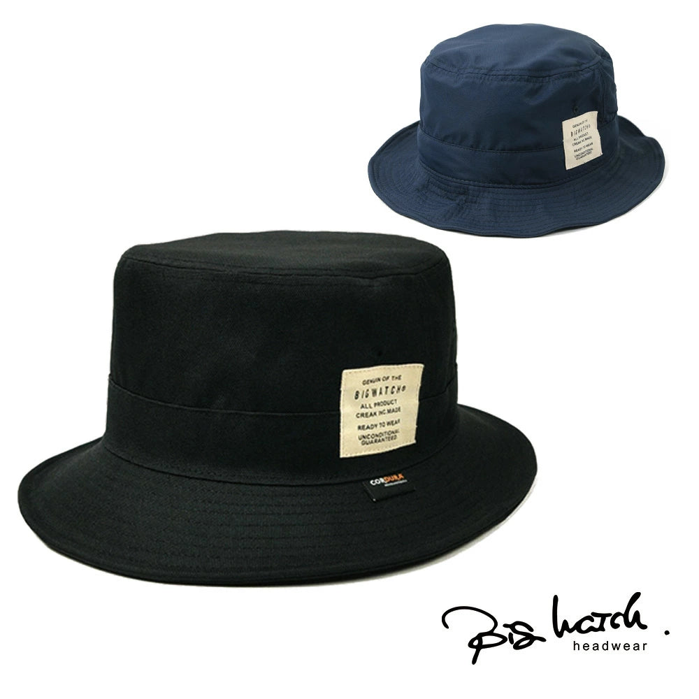 コーデュラナイロン ハット メンズ ブラック バケットハット サファリ ワイヤー フェスハット HA-26 春夏 秋冬 600デニール