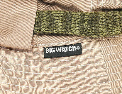 ストリングハットBIGWATCH正規品 ベージュ（茶） ビッグワッチ ハット HA-07 春 夏 秋 UVケア バケットハット