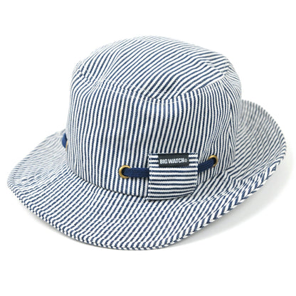 ヒッコリー ハットBIGWATCH正規品 ビッグワッチ ハット HA-10 春 夏 秋 UVケア バケットハット