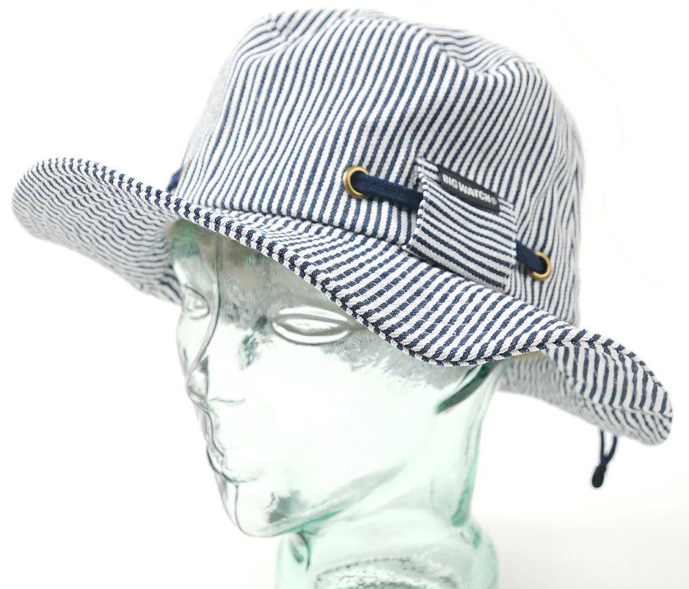 ヒッコリー ハットBIGWATCH正規品 ビッグワッチ ハット HA-10 春 夏 秋 UVケア バケットハット