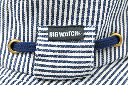 ヒッコリー ハットBIGWATCH正規品 ビッグワッチ ハット HA-10 春 夏 秋 UVケア バケットハット